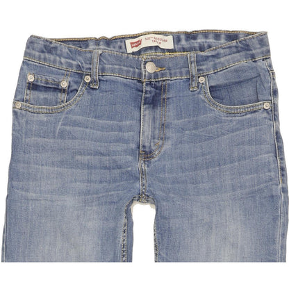 Levi's 502 Kids Blue Tapered Regular Stretch Jeans W28 L30