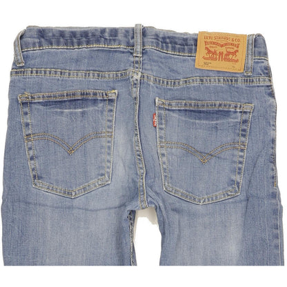Levi's 502 Kids Blue Tapered Regular Stretch Jeans W28 L30