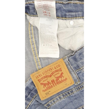 Levi's 502 Kids Blue Tapered Regular Stretch Jeans W28 L30