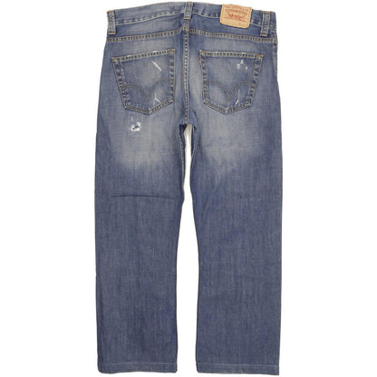 Levi's 506 Men Blue Straight Regular Jeans W36 L28