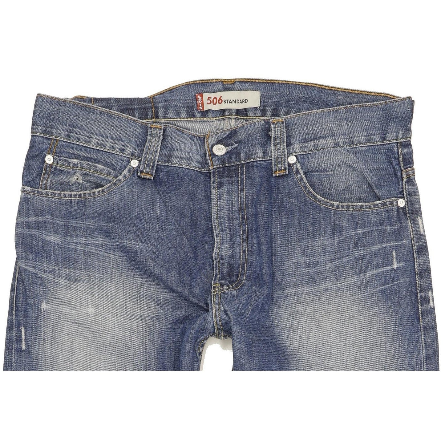 Levi's 506 Men Blue Straight Regular Jeans W36 L28