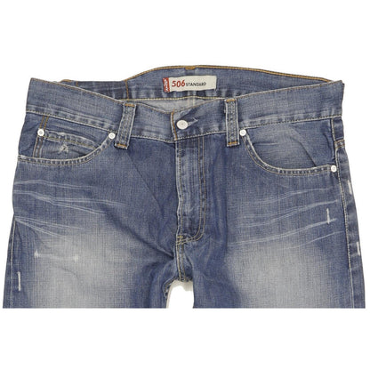 Levi's 506 Men Blue Straight Regular Jeans W36 L28