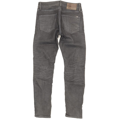 G-Star 3301 Men Grey Straight Slim Stretch Jeans W30 L33