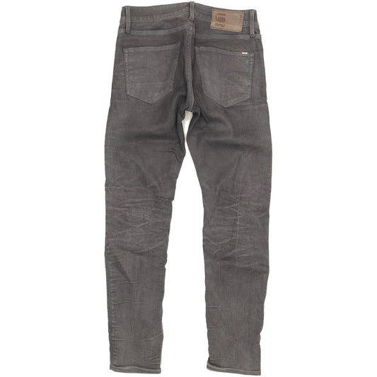 G-Star 3301 Men Grey Straight Slim Stretch Jeans W30 L33