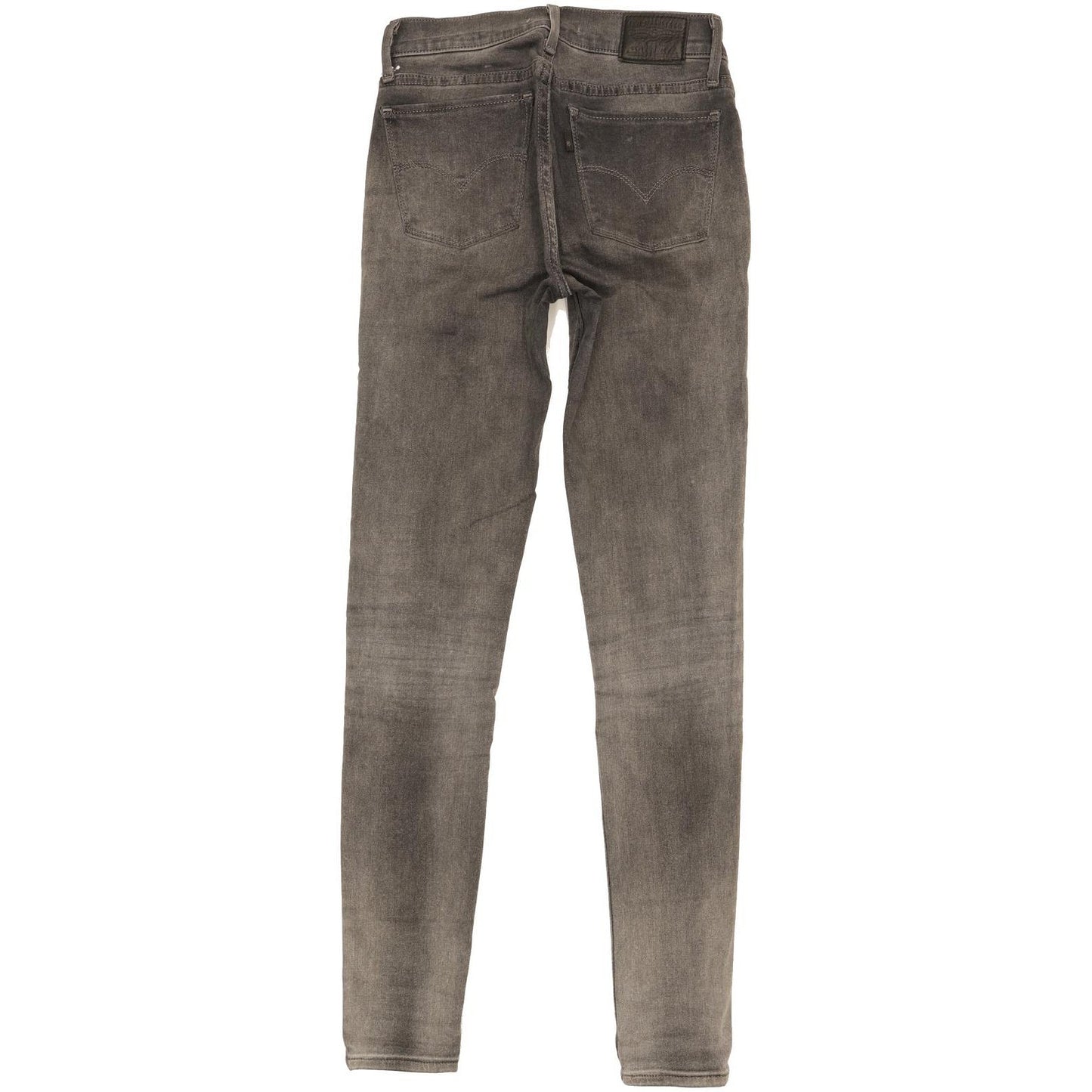 Levi's 710 Super Women Grey Skinny Slim Stretch Jeans W26 L30