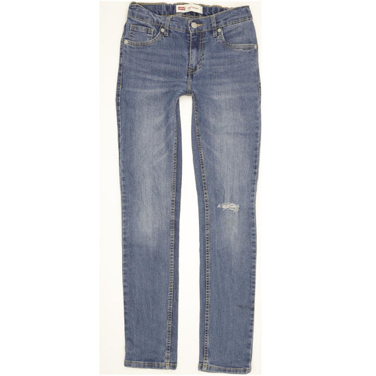 Levi's 510 Kids Women Blue Skinny Slim Jeans W26 L30