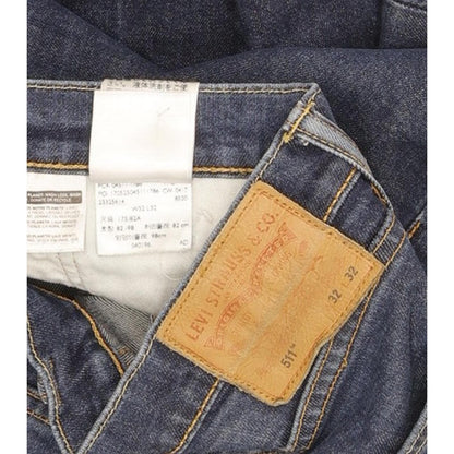 Levi's 511 Men Blue Straight Slim Jeans W32 L31