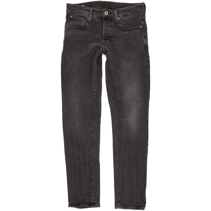 G-Star 3301 Men Black Tapered Regular Stretch Jeans W31 L32