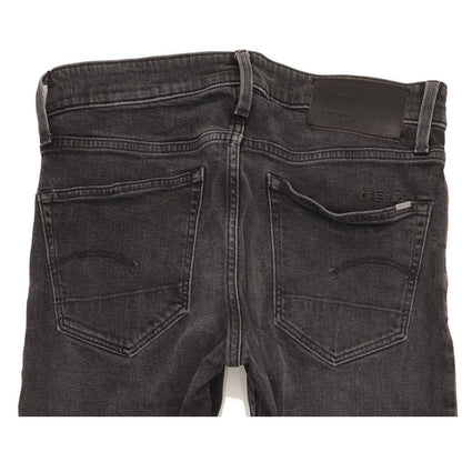 G-Star 3301 Men Black Tapered Regular Stretch Jeans W31 L32