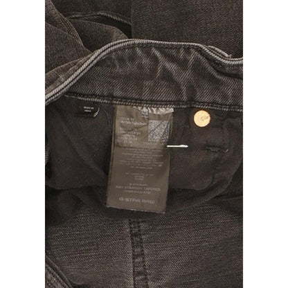 G-Star 3301 Men Black Tapered Regular Stretch Jeans W31 L32