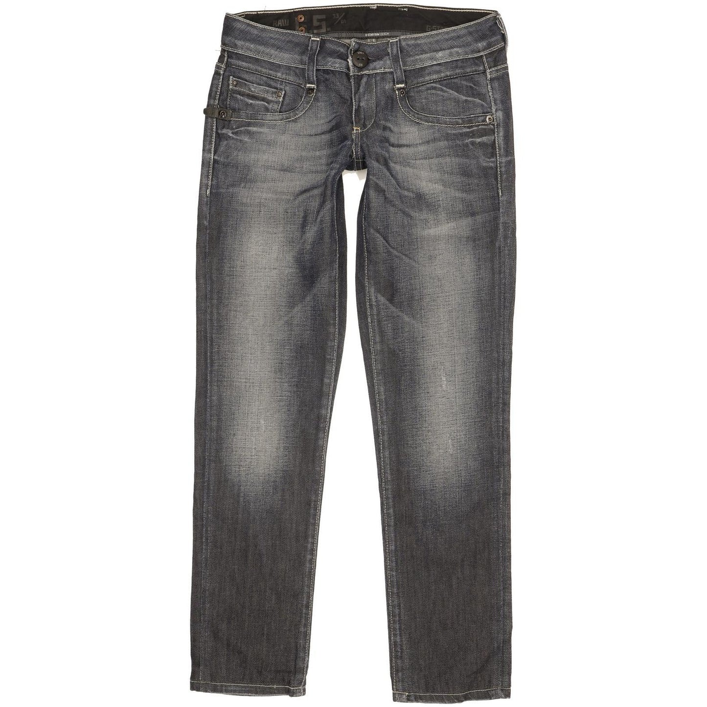 G-Star Radar Officer Women Blue Skinny Slim Jeans W27 L29