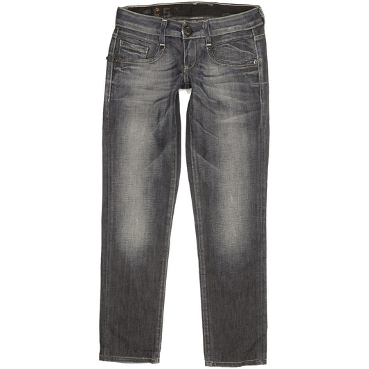 G-Star Radar Officer Women Blue Skinny Slim Jeans W27 L29