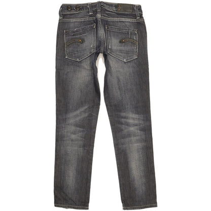 G-Star Radar Officer Women Blue Skinny Slim Jeans W27 L29