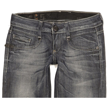 G-Star Radar Officer Women Blue Skinny Slim Jeans W27 L29