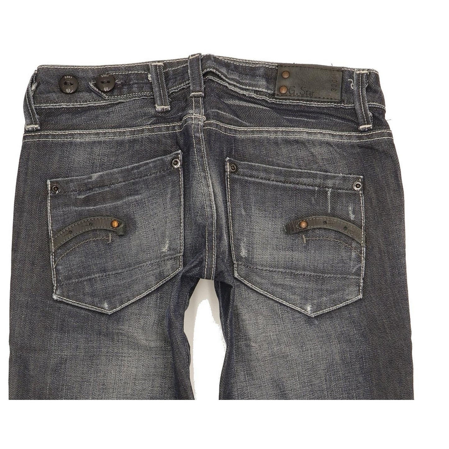 G-Star Radar Officer Women Blue Skinny Slim Jeans W27 L29