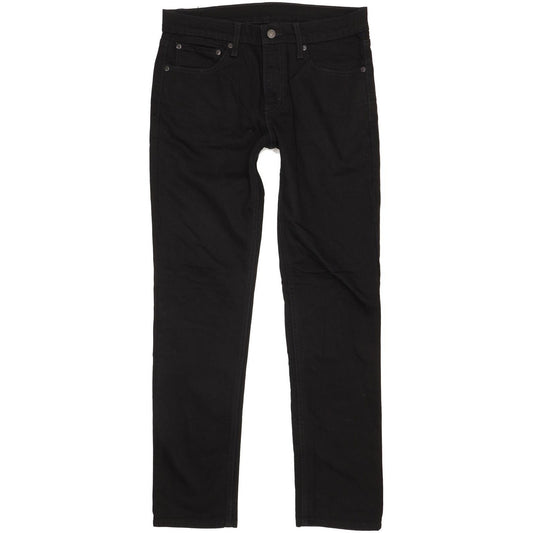 Levi's 511 Men Black Straight Slim Stretch Jeans W32 L31