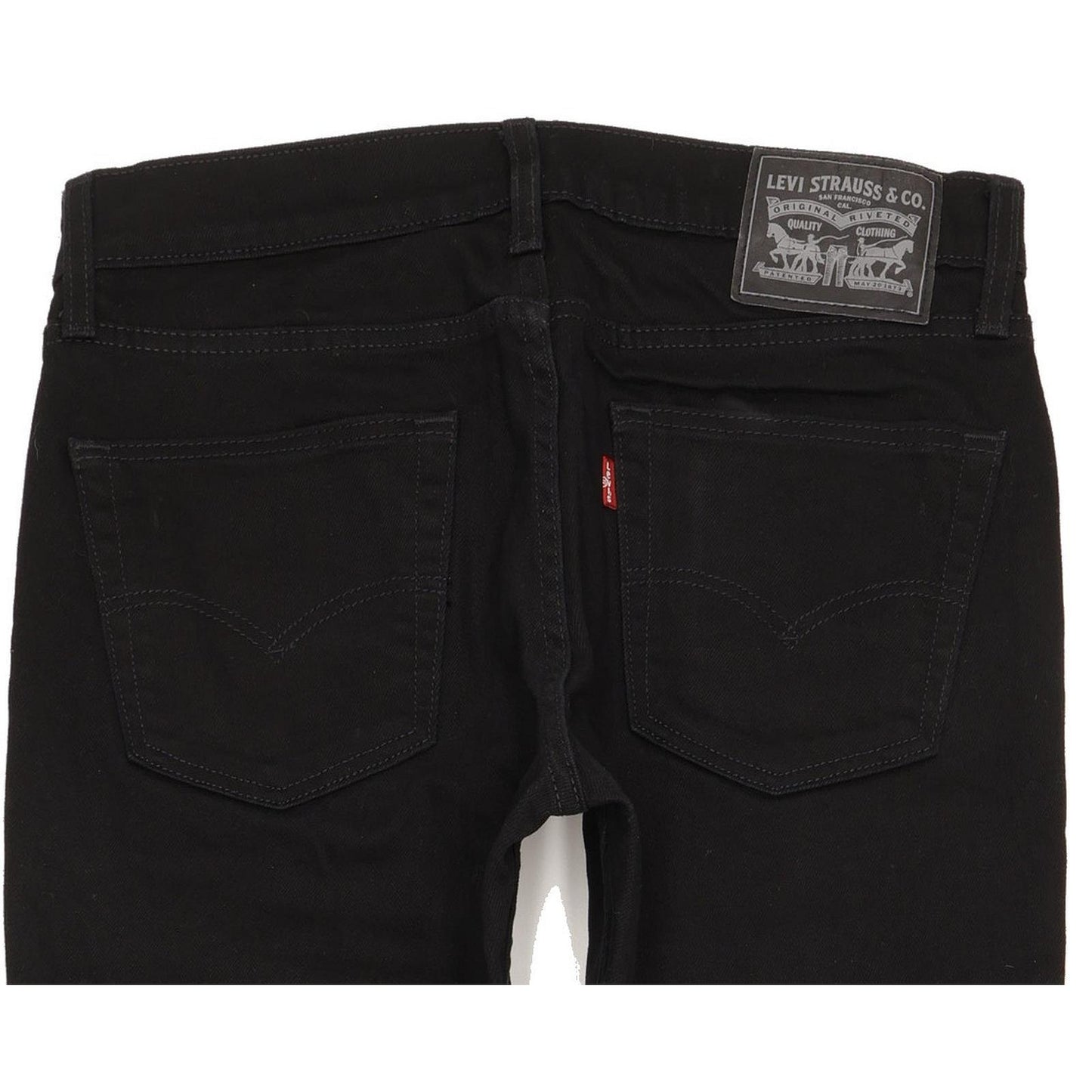 Levi's 511 Men Black Straight Slim Stretch Jeans W32 L31