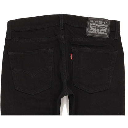 Levi's 511 Men Black Straight Slim Stretch Jeans W32 L31