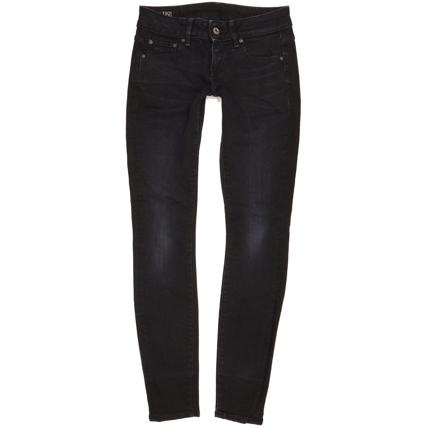 G-Star 3301 Low Women Navy Skinny Slim Stretch Jeans W25 L29