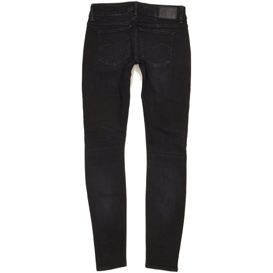 G-Star 3301 Low Women Navy Skinny Slim Stretch Jeans W25 L29