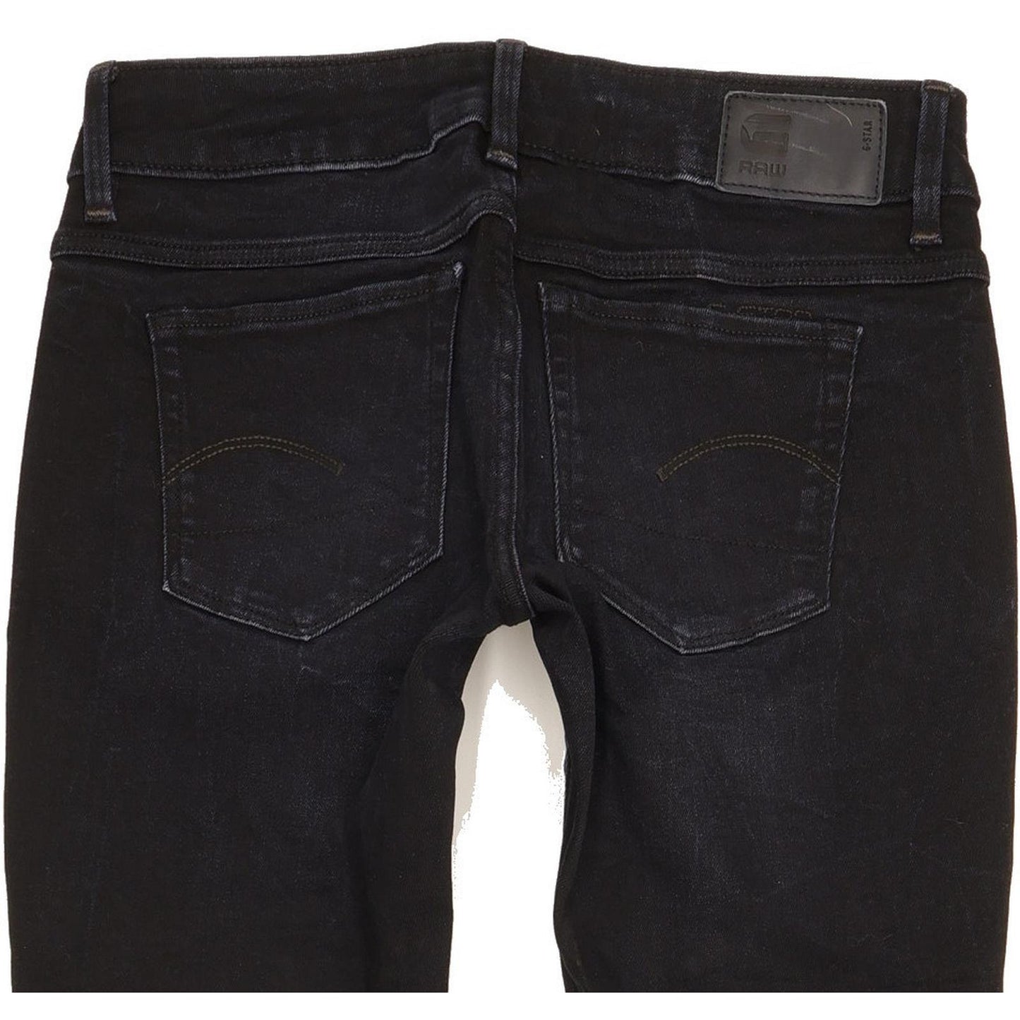 G-Star 3301 Low Women Navy Skinny Slim Stretch Jeans W25 L29