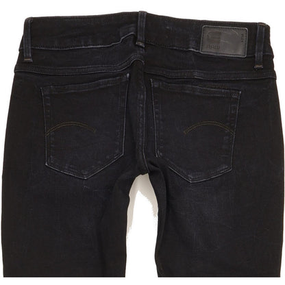 G-Star 3301 Low Women Navy Skinny Slim Stretch Jeans W25 L29