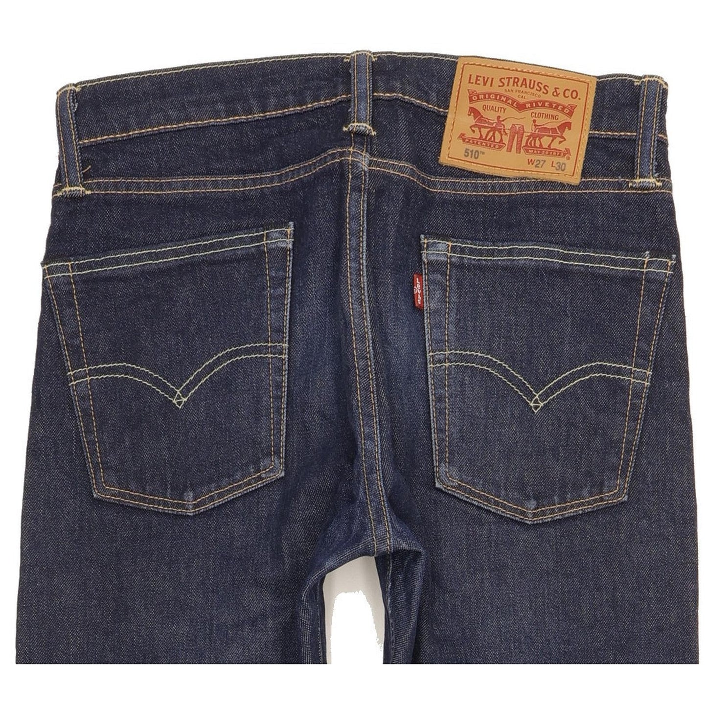 Levi's 510 Men Blue Skinny Slim Stretch Jeans W27 L29