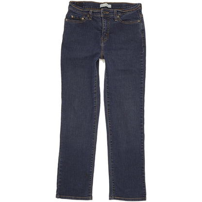 Levi's 512 Slimming Blue Straight Regular Stretch Jeans High Waisted W30 L29