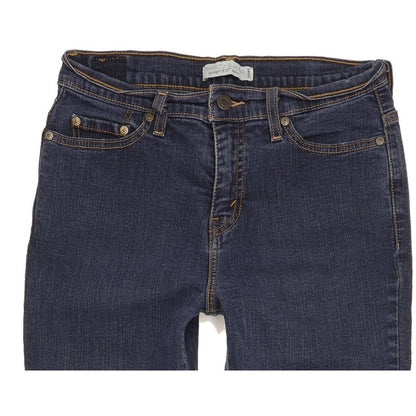 Levi's 512 Slimming Blue Straight Regular Stretch Jeans High Waisted W30 L29
