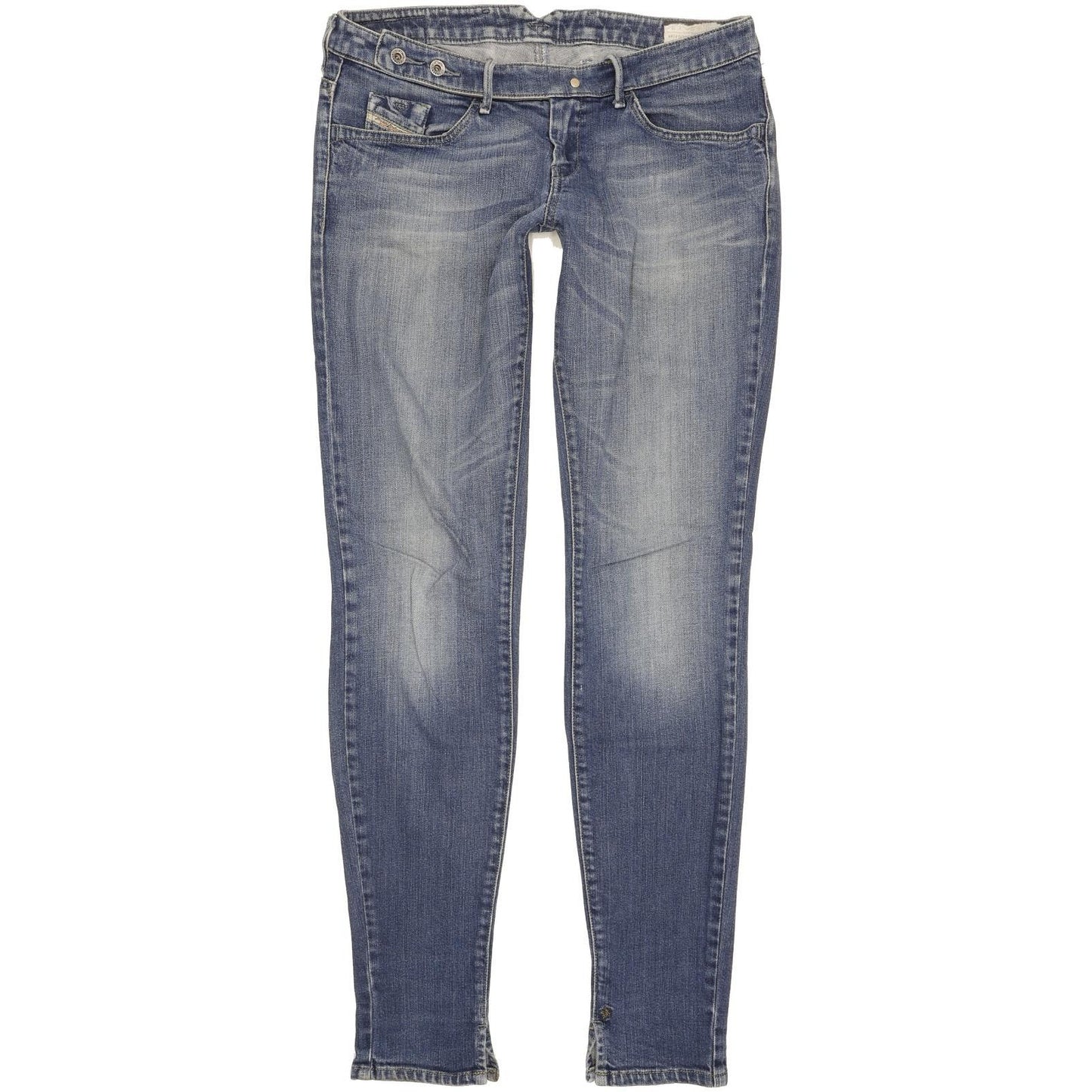 Diesel Cherick 008L6 Women Blue Tapered Slim Stretch Jeans W29 L34