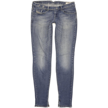 Diesel Cherick 008L6 Women Blue Tapered Slim Stretch Jeans W29 L34