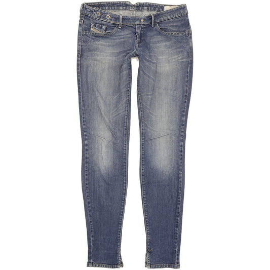 Diesel Cherick 008L6 Women Blue Tapered Slim Stretch Jeans W29 L34