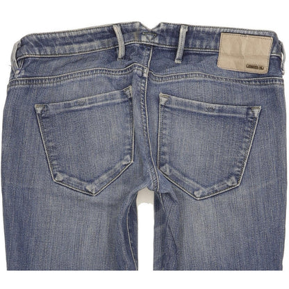 Diesel Cherick 008L6 Women Blue Tapered Slim Stretch Jeans W29 L34