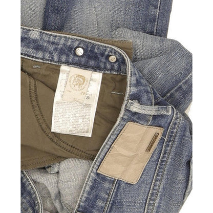 Diesel Cherick 008L6 Women Blue Tapered Slim Stretch Jeans W29 L34