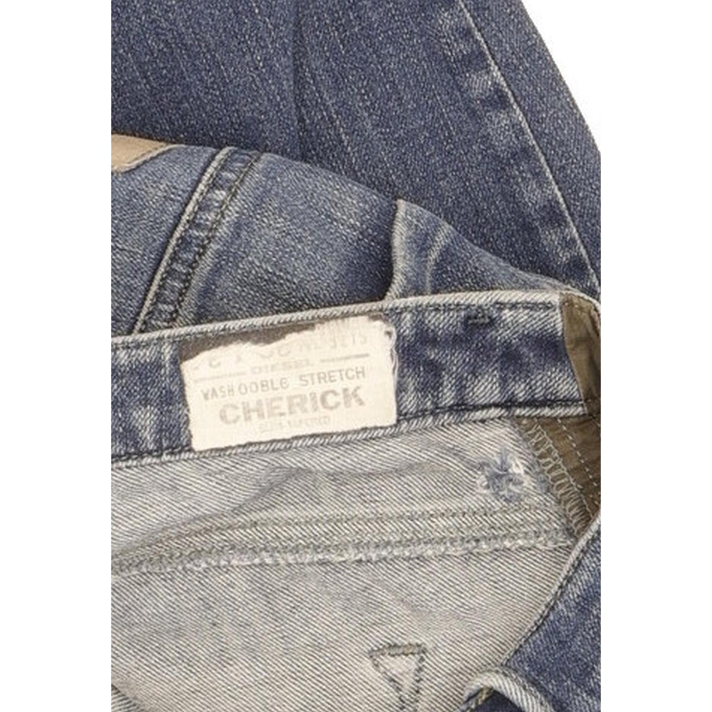 Diesel Cherick 008L6 Women Blue Tapered Slim Stretch Jeans W29 L34