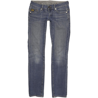 G-Star Midge Women Blue Straight Slim Stretch Jeans W29 L33