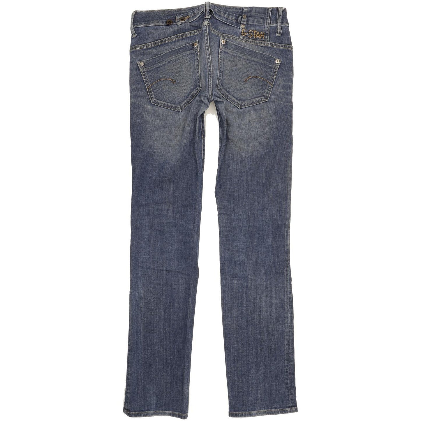 G-Star Midge Women Blue Straight Slim Stretch Jeans W29 L33