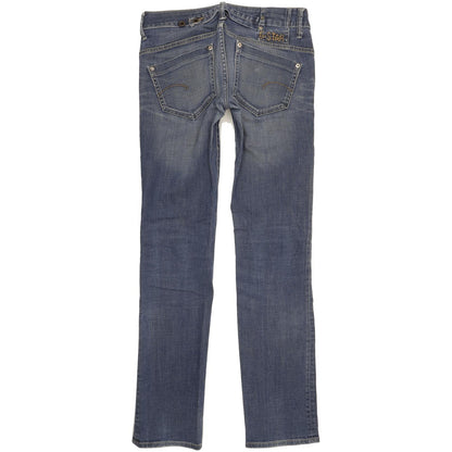 G-Star Midge Women Blue Straight Slim Stretch Jeans W29 L33