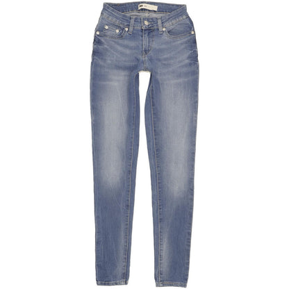 Levi's Women Blue Skinny Slim Stretch Jeans W24 L30