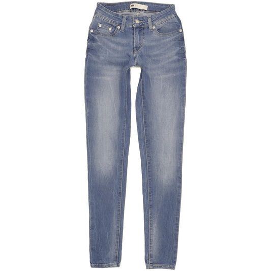 Levi's Women Blue Skinny Slim Stretch Jeans W24 L30