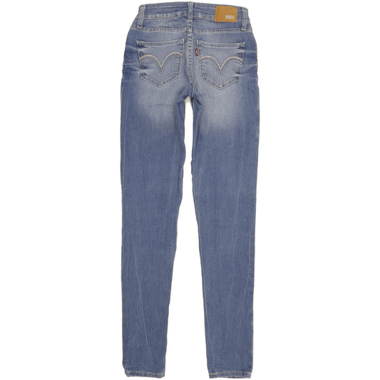 Levi's Women Blue Skinny Slim Stretch Jeans W24 L30