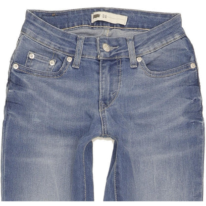 Levi's Women Blue Skinny Slim Stretch Jeans W24 L30