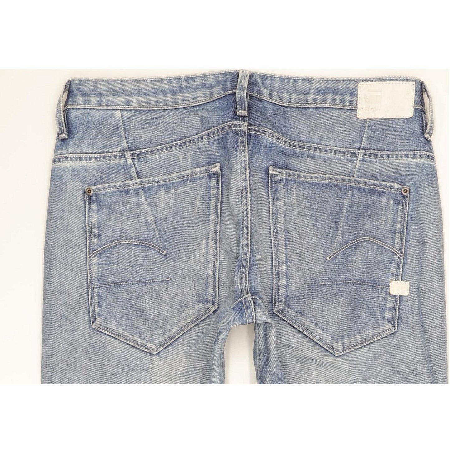 G-Star Occopatch Type C 3D Women Blue Tapered Loose Boyfriend Jeans W27 L32