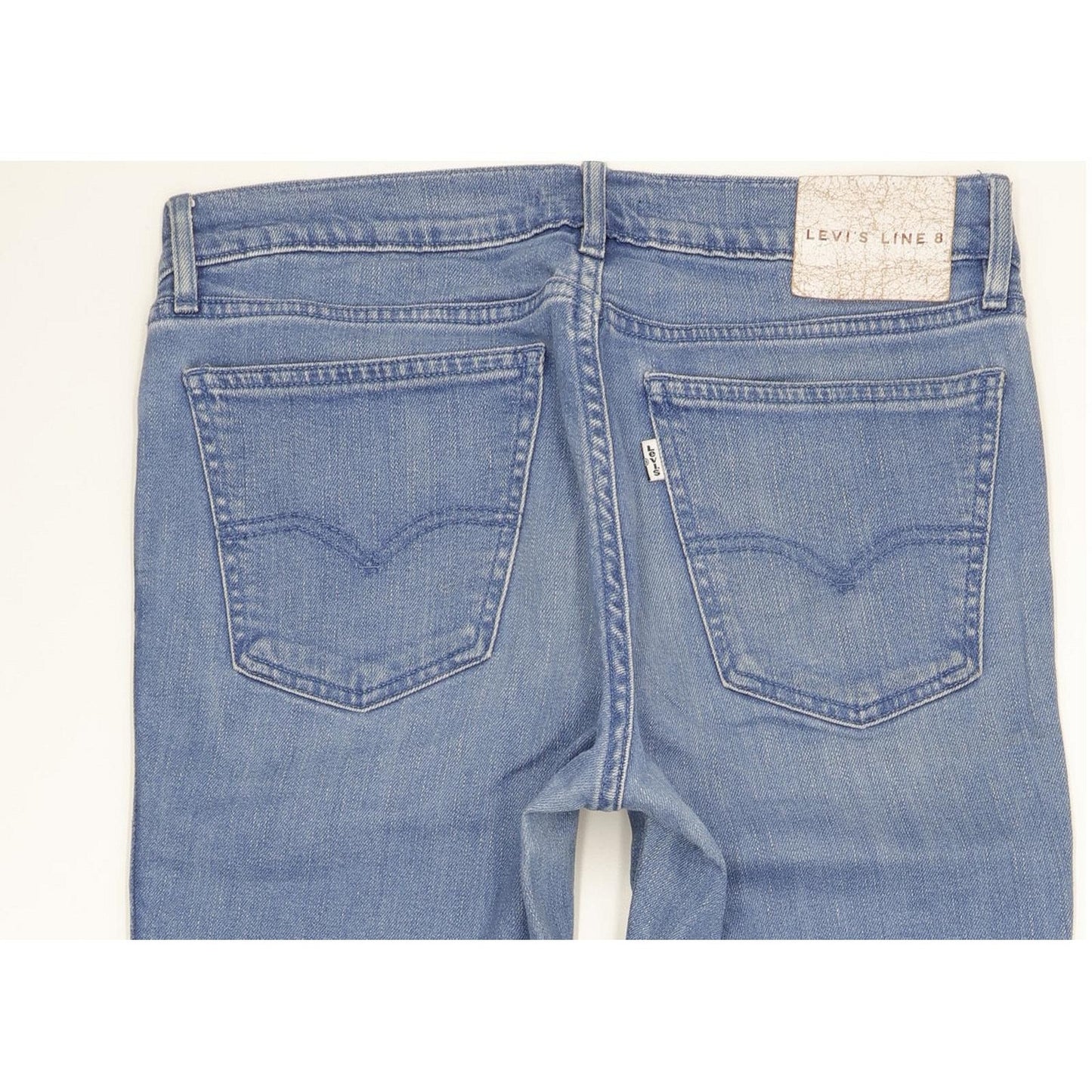 Levi's Line 8 Women Blue Skinny Slim Stretch Jeans W29 L30