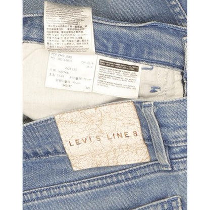 Levi's Line 8 Women Blue Skinny Slim Stretch Jeans W29 L30