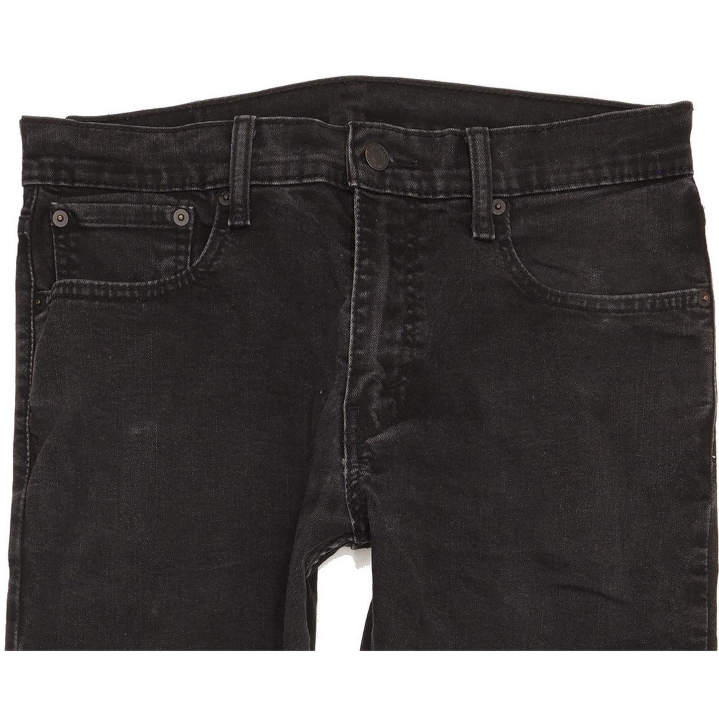 Levi's 512 Men Black Tapered Slim Stretch Jeans W32 L30
