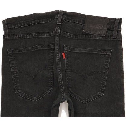 Levi's 512 Men Black Tapered Slim Stretch Jeans W32 L31