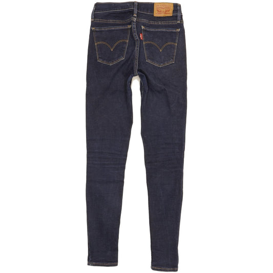 Levi's 710 Super Women Blue Skinny Slim Stretch Jeans W25 L27