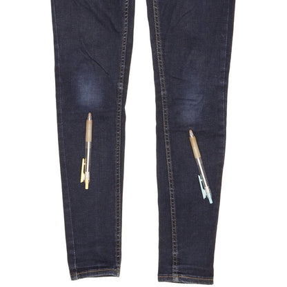 Levi's 710 Super Women Blue Skinny Slim Stretch Jeans W25 L27