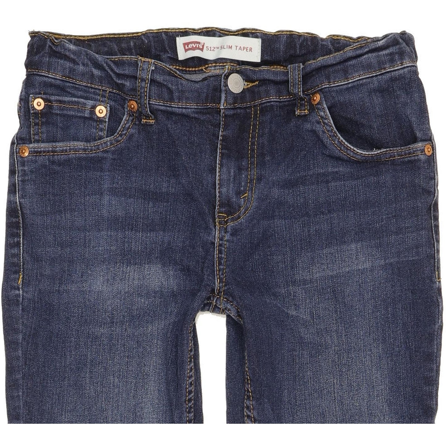 Levi's 512 Kids Women Blue Tapered Slim Stretch Jeans W26 L29